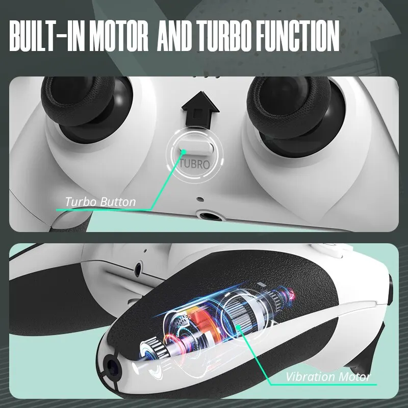DATA FROG Controlador Sem Fio Bluetooth Para PS4 Controlador Gamepad Para PC Joystick Para PS4/PS4 Pro/PS4 Slim Console de Jogos