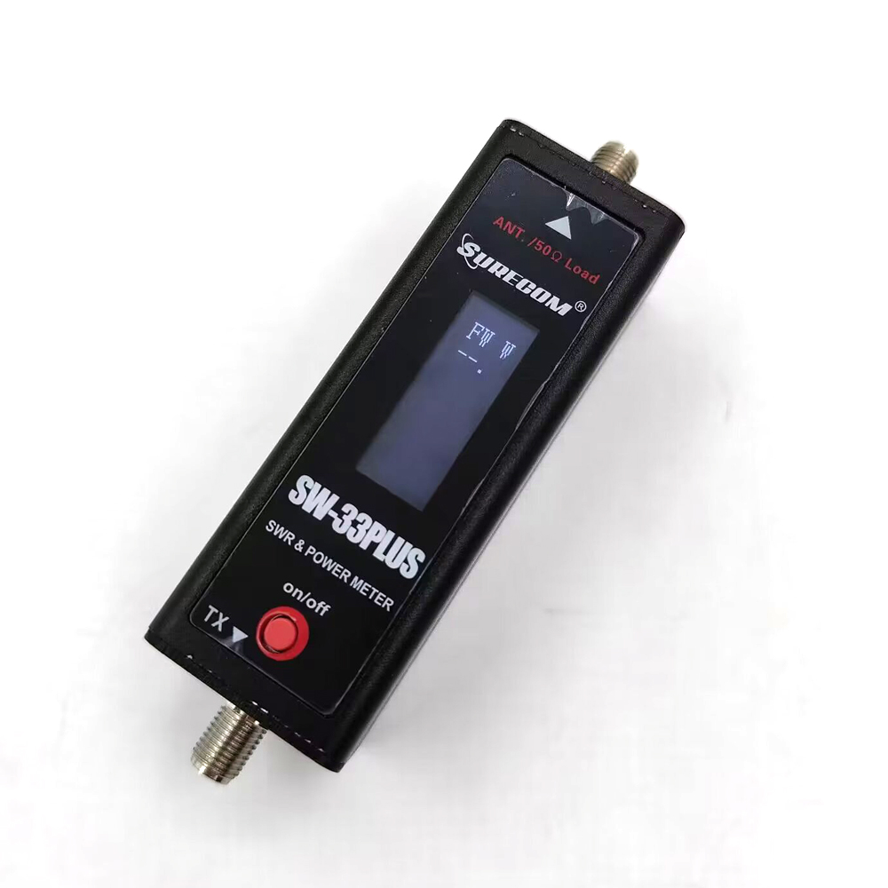 SURECOM SW-33Plus 100W Mini Power & SWR Meter VHF UHF 125-525MHz с адаптером для раций