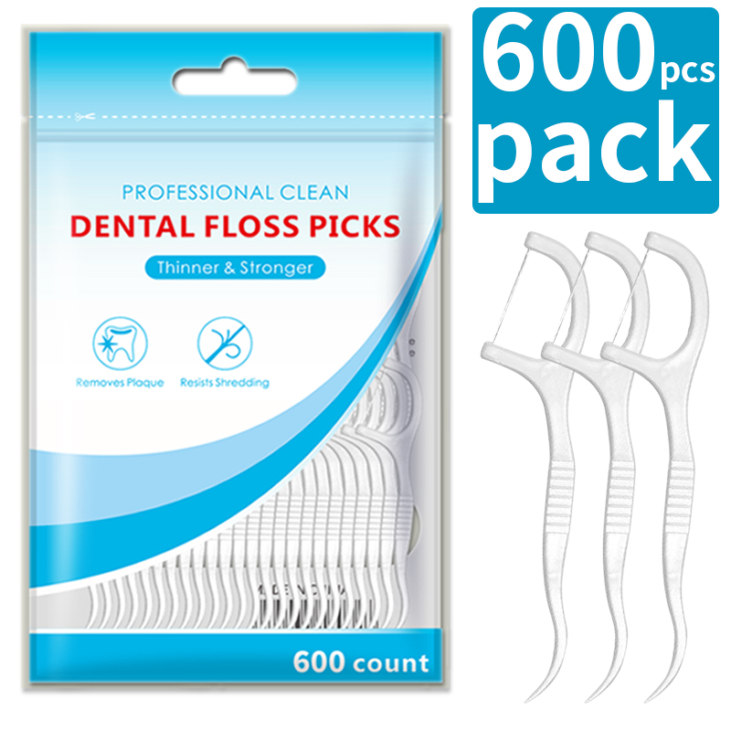 600/300/150/50 palillos de dientes ultrafinos, juego para el hogar, hilo dental portátil y desechable, limpieza profunda para el cuidado bucal