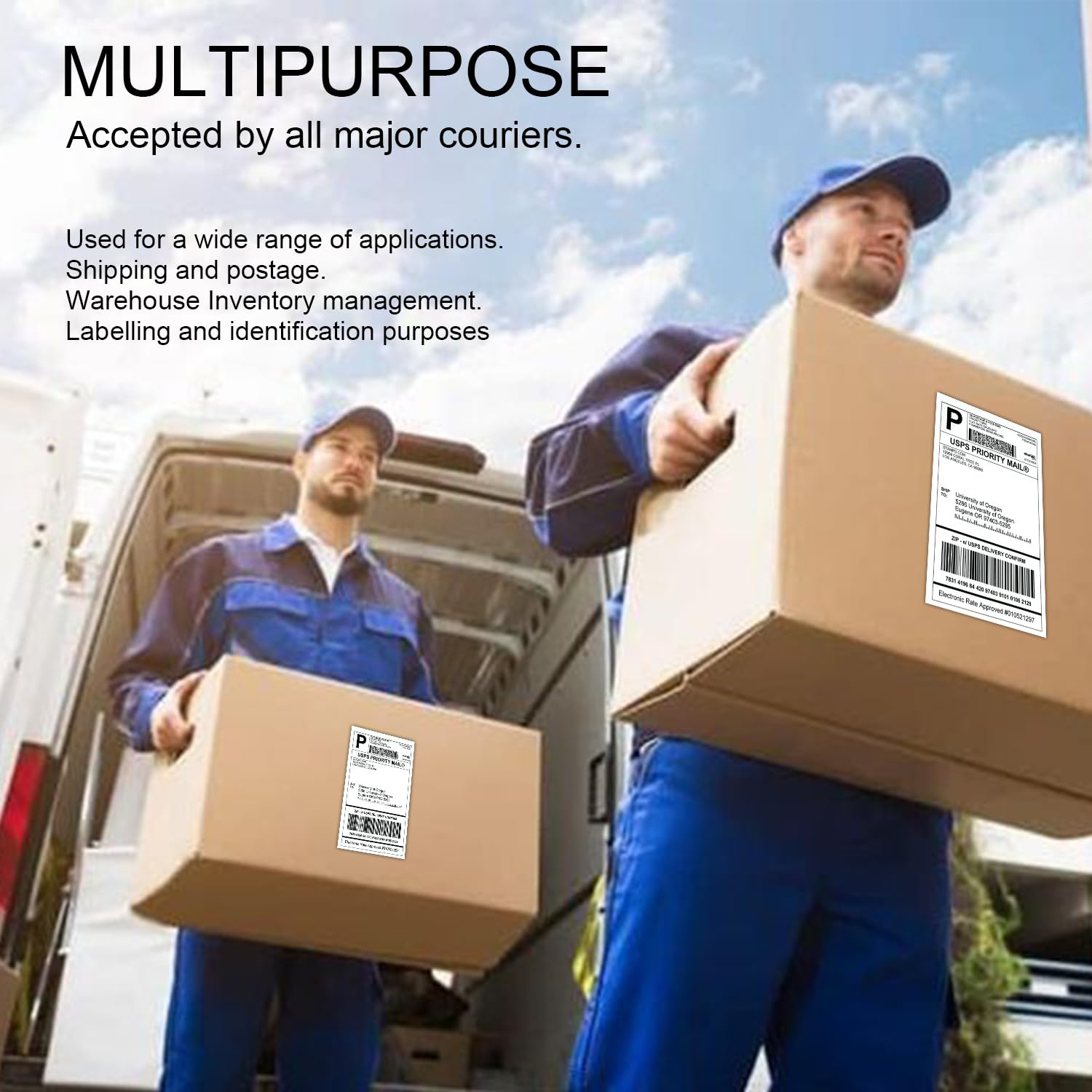 Papel de etiqueta térmica de 4 "x 6" polegadas 100x150mm 100/500 peças para etiquetas de envio térmico dhl ups código de barras expresso para 9220/9210/246s/d200