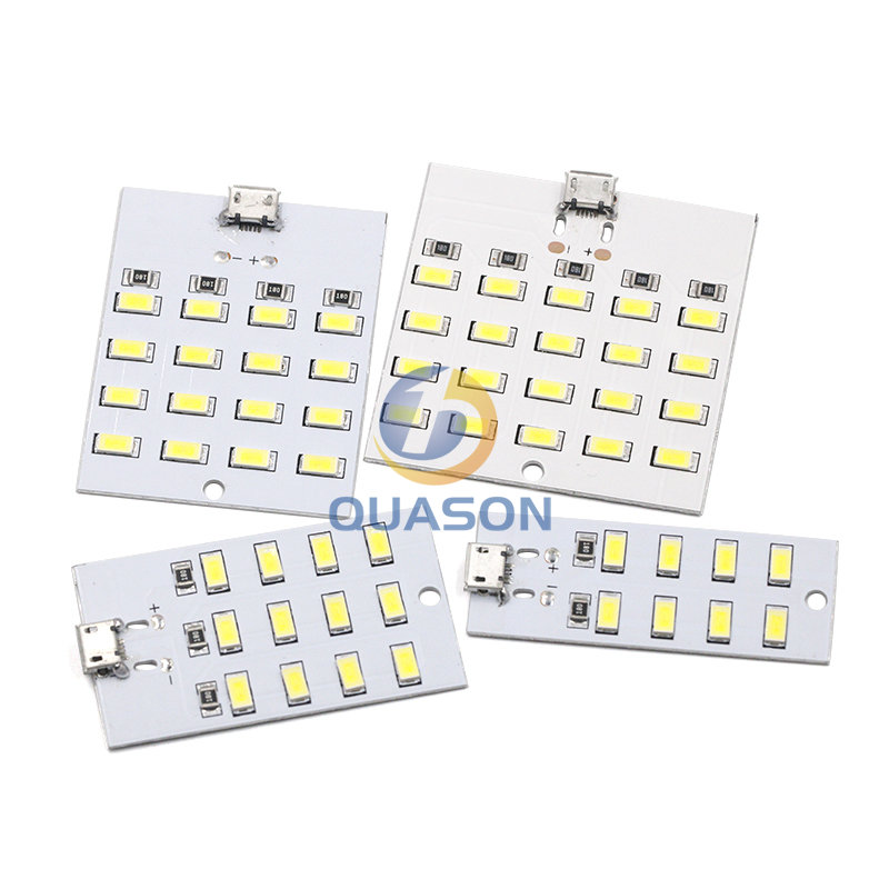 1 Cái Chất Lượng Cao 5730 Smd 5V 430mA ~ 470mA Trắng Mirco Usb 5730 Đèn LED Chiếu Sáng Bảng Điều Khiển USB Di Động đèn Khẩn Cấp Ánh Sáng Đèn Ban Đêm