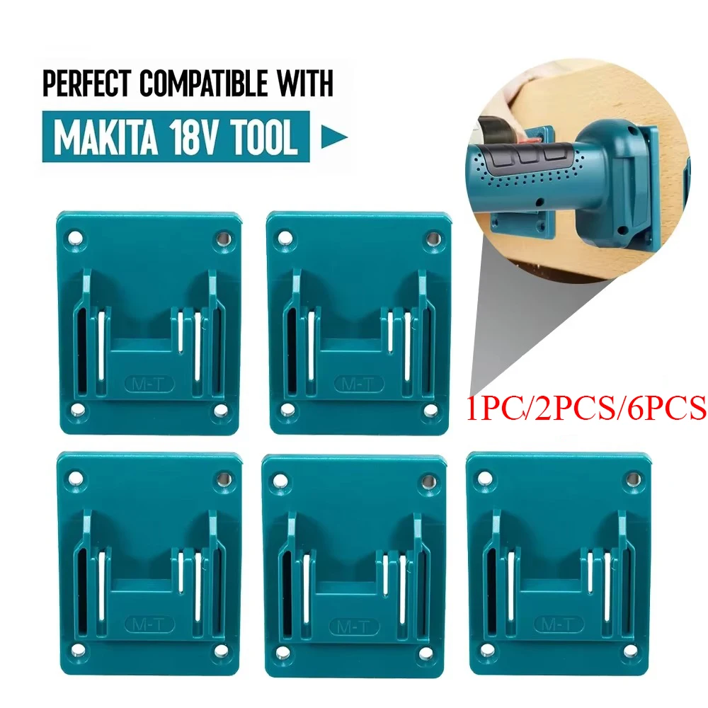 Uchwyt ścienny na elektronarzędzia do Makita 18V, mocowanie ścielne, uchwyt na akumulator, mocowanie naprawcze, 1 szt./2 szt./6 szt.