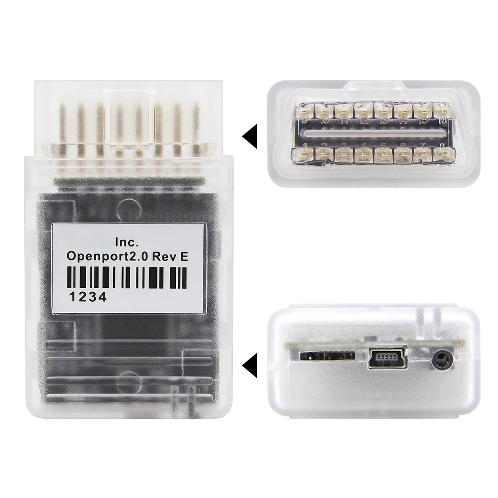 Openport 2.0 ECU FLASH Chip Tuning Tool Vollchip-OBD2-Scanner für Toyota Open Port OBDII-Anschluss Autodiagnosetool