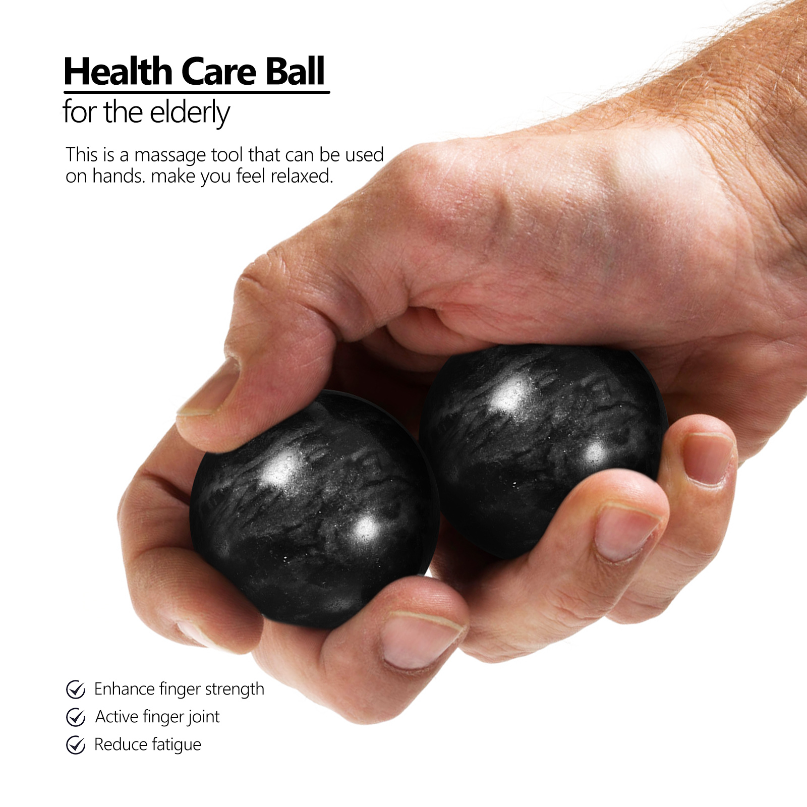 Bolas de Jade para masaje, bolas chinas para la salud, ejercicio de meditación, Kegel, alivio de manos, cuidado del estrés, conjuntos de relajación, Boading Zen