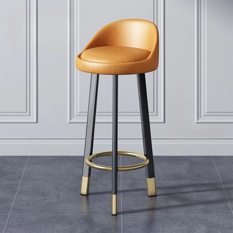Bar Chair Light Luxury Rotating Bar Chair Checkout Page Backrest Lifting Chair Home Modern Simple High Stool Bar Stool