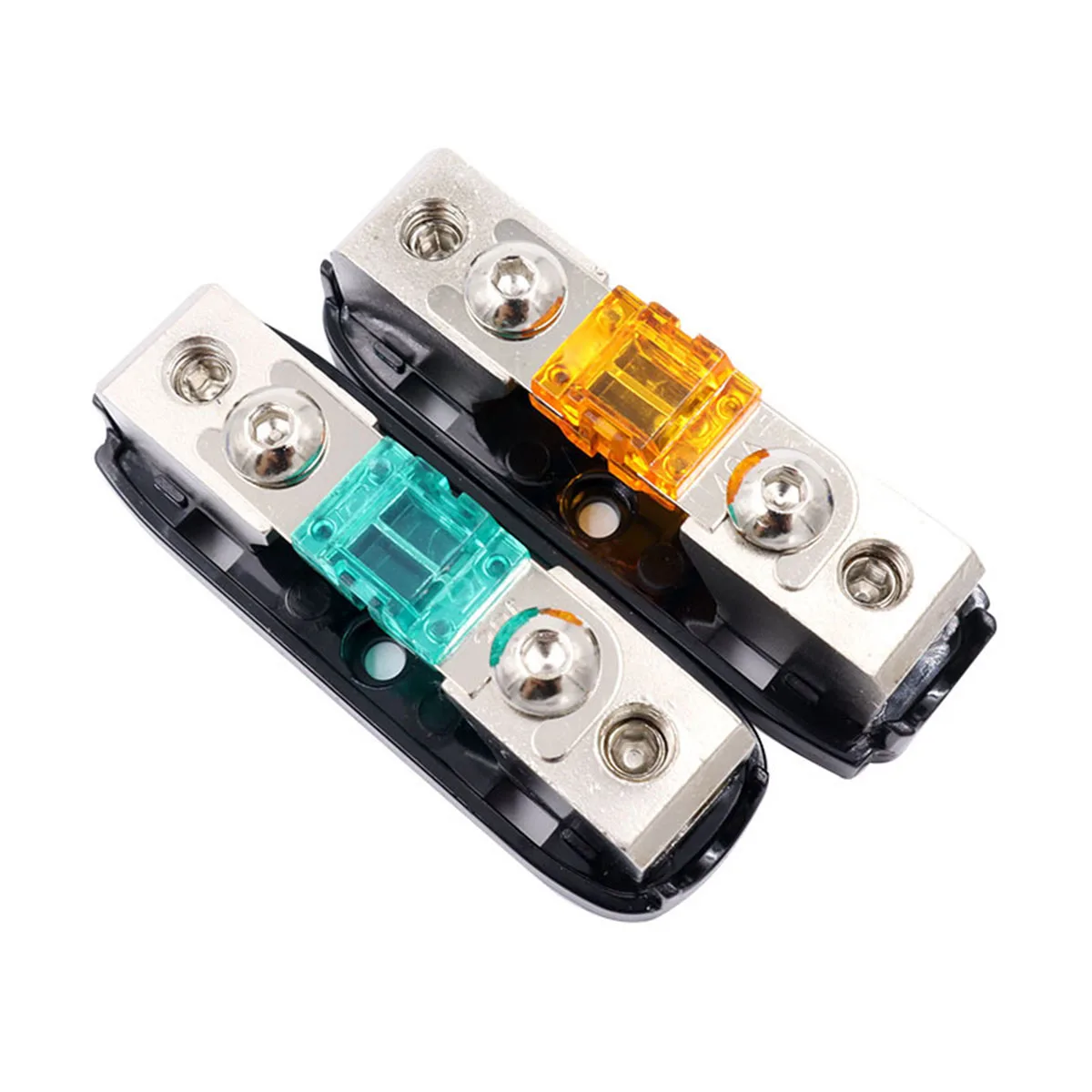 カーオーディオヒューズ 30A 40A 60A 80A 100A 150A 電源ヒューズホルダーステレオオーディオ単方向 AGU ヒューズホルダー配電ヒューズボックス