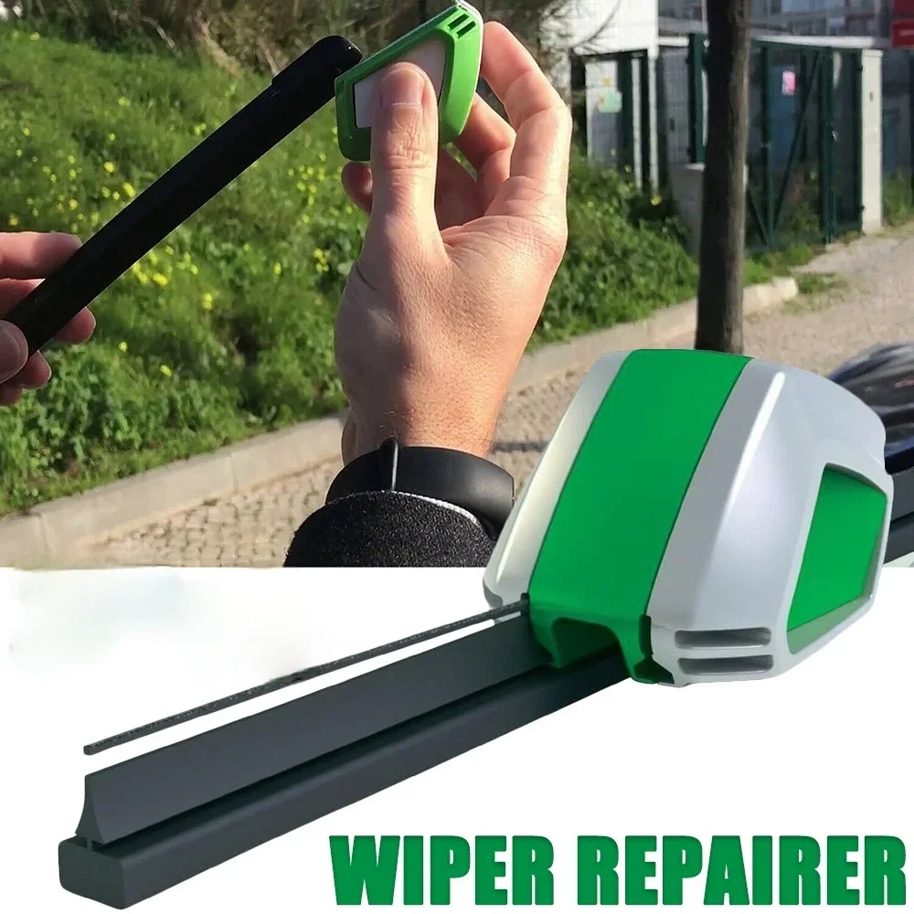 Kit de reparación de limpiaparabrisas de emergencia, herramienta de reparación de limpiaparabrisas de coche, Kit de reparación de limpiaparabrisas, restaurador, cuchilla de limpiaparabrisas, cortador