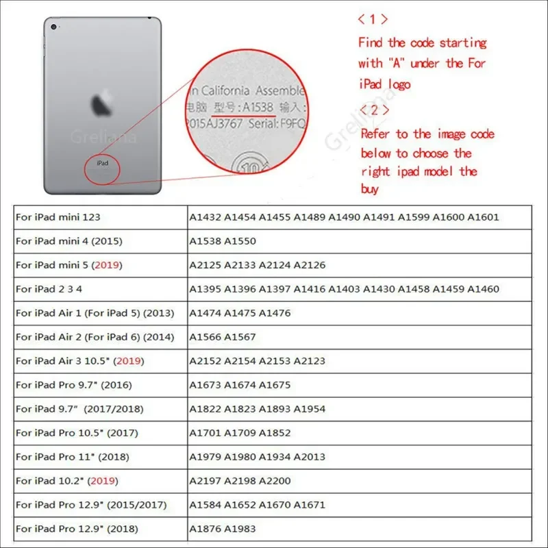 iPad 2 3 4 ケース Pu レザータブレットカバー iPad 9.7 6th 10.2 7th 8th 9th Air 1 2 3 4th 5th 10.9 Pro 11 2024 Funda Capa