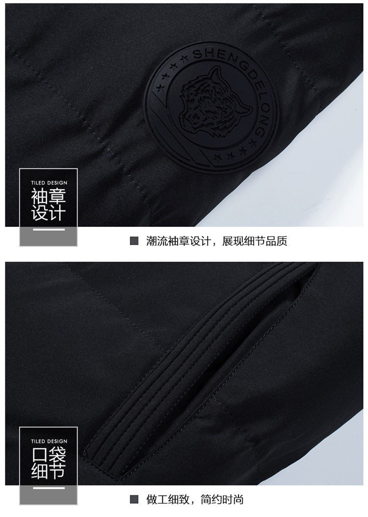 2024 Winter neue Herren-Baumwolljacke, täglich lässig, winddicht und kältebeständig, warme Baumwollkleidung