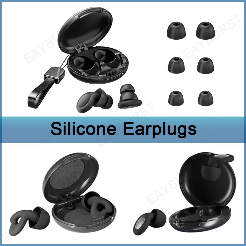 ปลั๊กอุดหูนอน 32dB ปลั๊กอุดหูตัดเสียงรบกวนสําหรับ Sleeping คอนเสิร์ตทํางานเครื่องบิน Travel Reusable กันน้ําซิลิโคนปลั๊กอุดหู