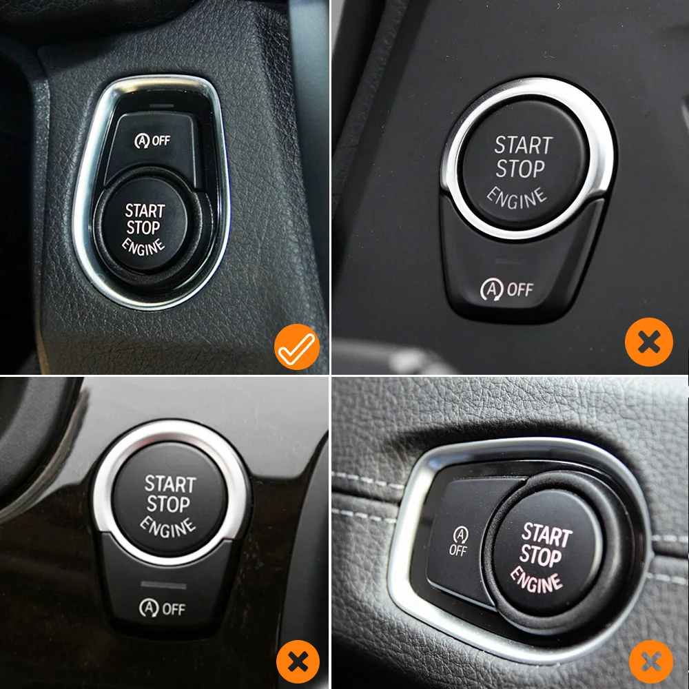 エンジン点火スタートストップオフスイッチボタンカバー BMW 1 2 3 4 シリーズ F20 F21 F22 F23 F87 F30 F31 F34 F32 F33 F36 F82 F83