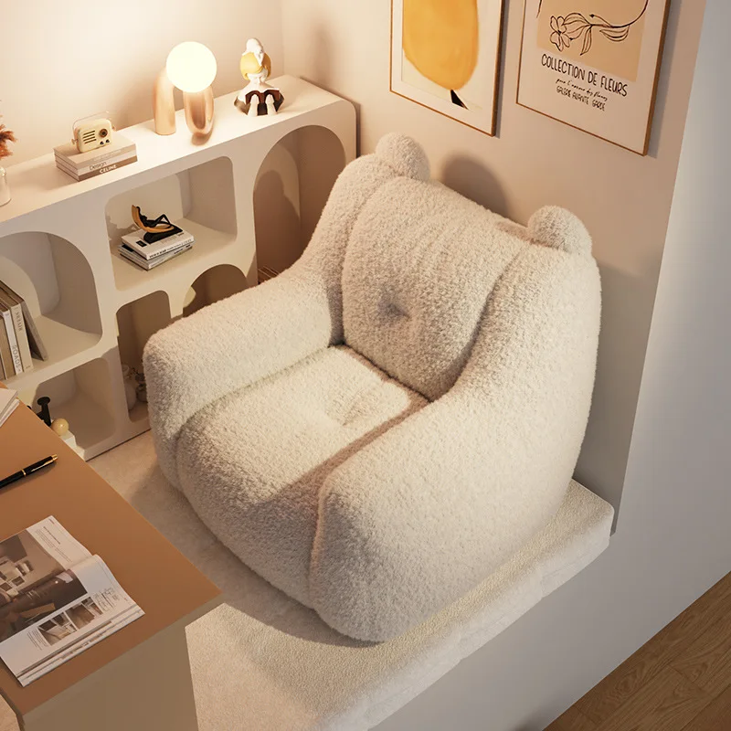 Sofá para niños, libro de lectura, arreglo de esquina, sofá para bebé, sofá de oso, silla, dormitorio, asiento perezoso de dibujos animados