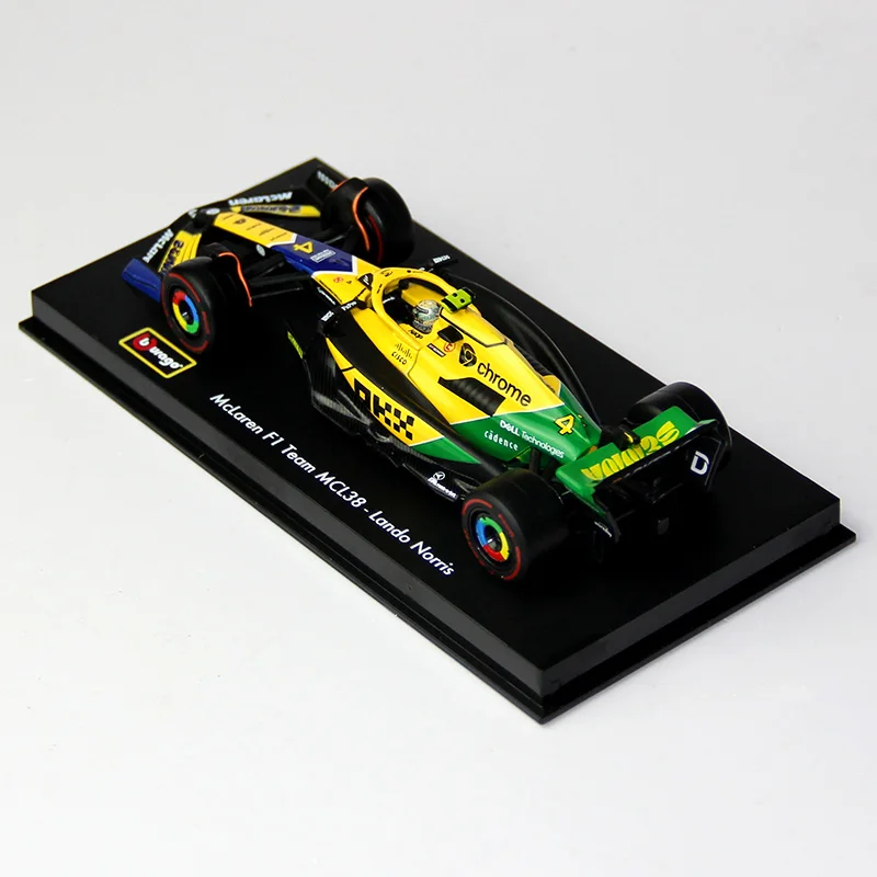 ブーラゴ 1:43 2024 F1 マクラーレン MCL38 モナコ アイルトン セナ GP # 4 ノリス # 81 ピアストリ メルセデス AMG W15 # 44 ハミルトン フォーミュラ カー モデル