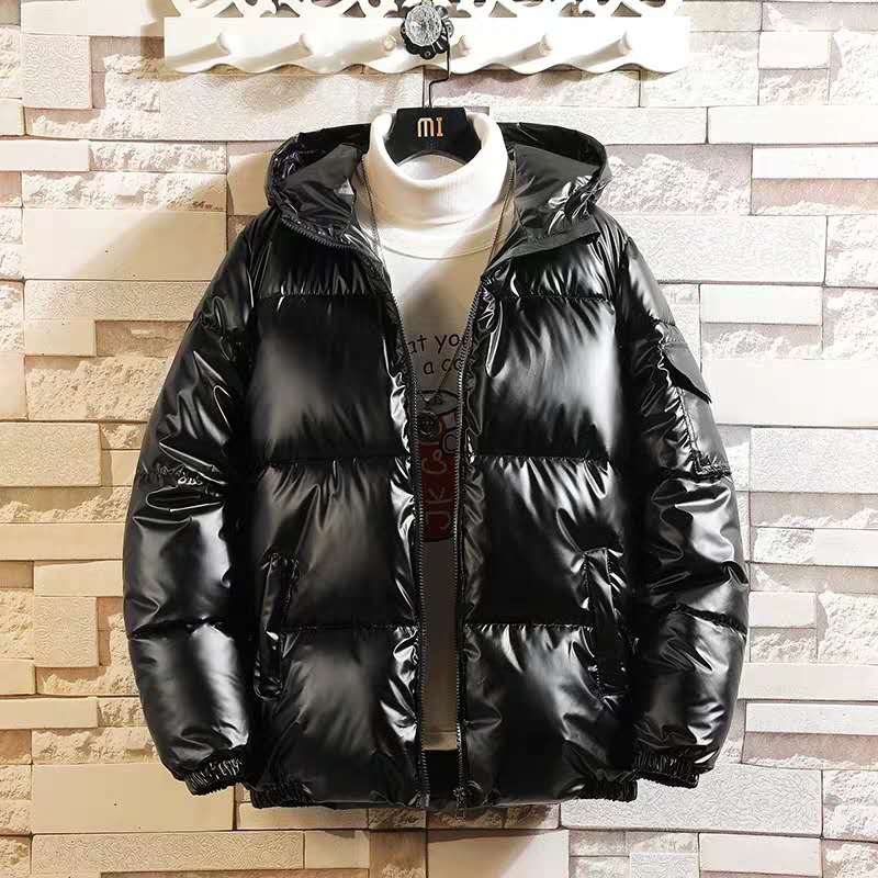 Homens e mulheres parka 2024 inverno grosso quente com capuz impermeável puffer jaqueta sólida solta casaco casual streetwear à prova de vento outwear