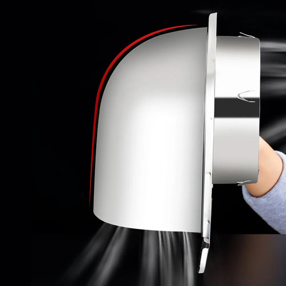 1-teilige Entlüftung abdeckung aus Edelstahl 150mm mm Wand entlüftung ventil Kühlergrill abdeckung Lüftungs auslass