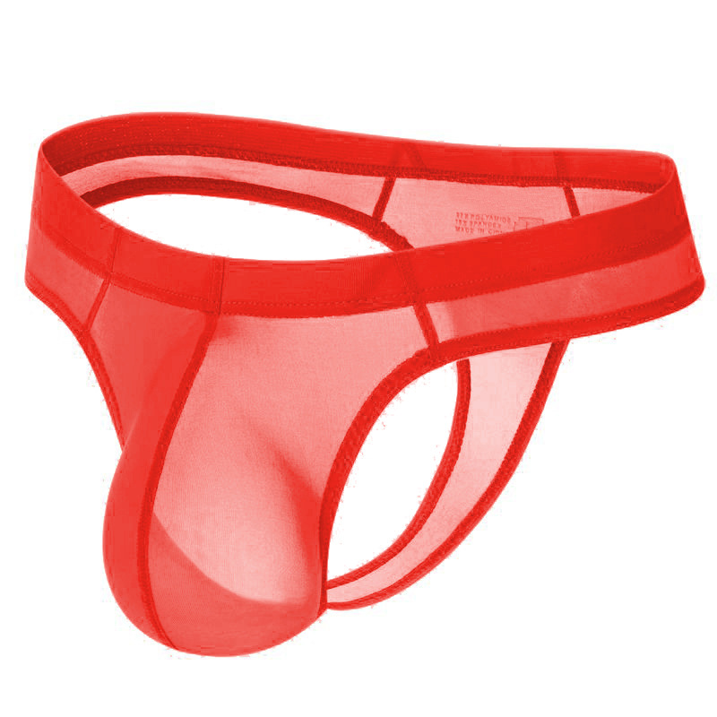 1 PC Męskie majtki stringi Ultracienkie stringi G Strings Pouch Ice Silk Tanga Hombre Seksowna bielizna gejowska Oddychające majtki męskie