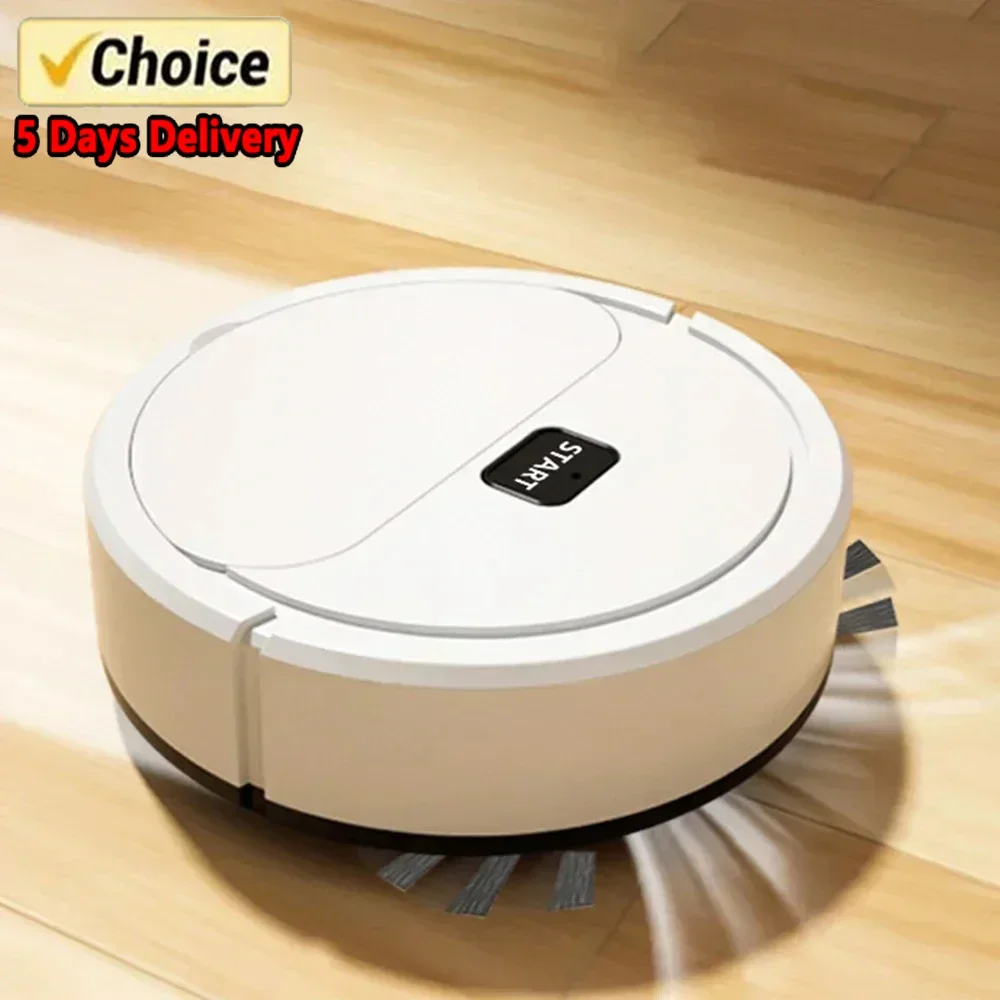 Barredora 3 en 1 totalmente automática, Robot inteligente inalámbrico, aspirador para fregar el suelo, uso doméstico, Mini barredora inteligente