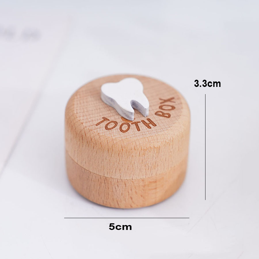 Children'S Tooth Box Collection Organizer Baby Teeth Holder Case Kids Keepsake Log Milk Teeth Storage Collect Box Organizer