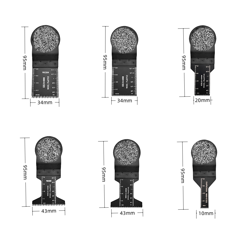 79Pcs Starlock Multifunctional Saw Blades Multi Tool Quick Change Blade For Metal Plaster Wood Plastic Renovation Cutting Acces
