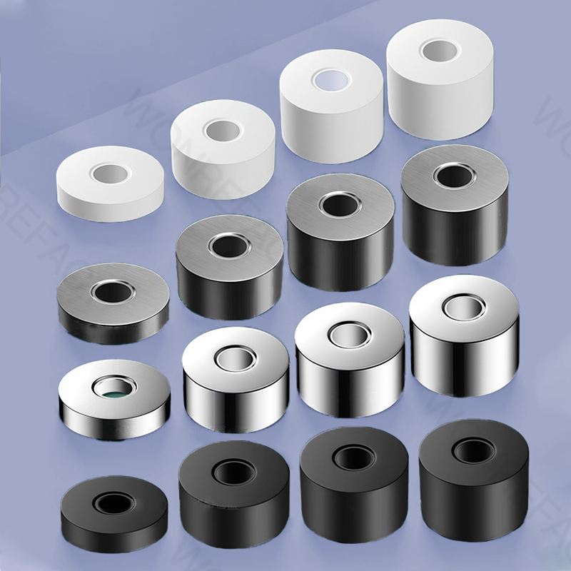 Крышка отверстия для смесителя для душа Крышка палубной пластины Круглый смеситель Декоративные чехлы Аксессуары для смесителя для ванной комнаты Хромированная настенная пластина для труб