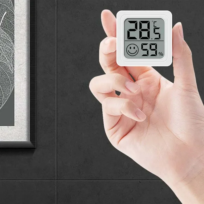 Digitales Hygrometer. Elektronischer Mini-Temperatur-LCD-Monitor für den Innenbereich. Hochpräziser Temperatursensor und Haushaltshygrometer