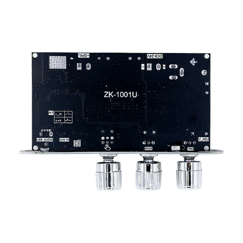 Carte amplificateur Bluetooth Mono ZK-1001U 100W avec Circuit Boost TPA3116D2 AUX USB Inpu prise en charge TWS DC 9–24V