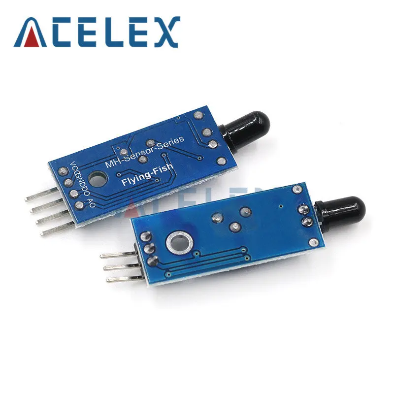 Hồng Ngoại Ngọn Lửa Phát Hiện Cảm Biến Đầu Báo Cháy Thu Hồng Ngoại Cho Arduino Diy
