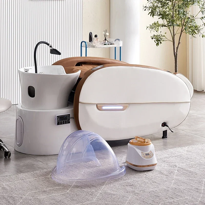 Factory Custom Salon Haarwasstoel Elektrische Massagetafel Hoofd Spa Shampoo Bed