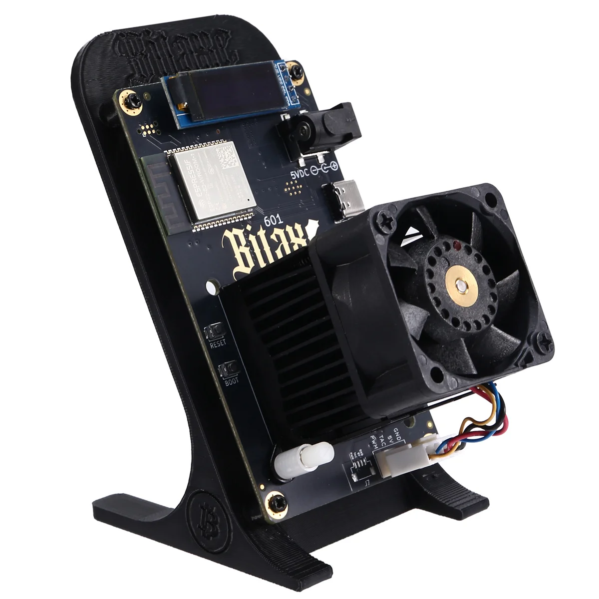 BABQ Bitaxe Gamma 601 Solo Miner 1.2TH/S 18W BM1370 Asic Chip From Antminer S21 Pro Bitcoin BTC Miner Wth Bracket EU Plug