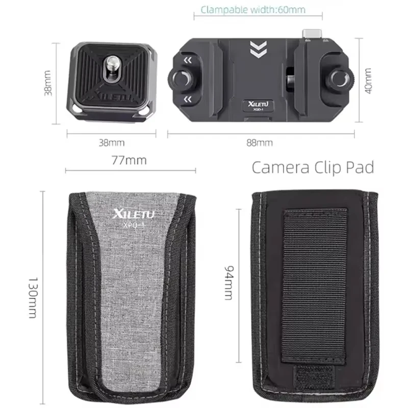 Universal DSLR Camera Gimbal Arca Swiss Quick Release Plate Clamp Quick Switch Tripod Slider Mount Adapter Camera Clamp
