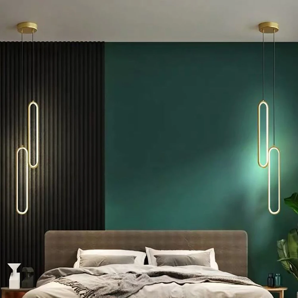 Minimalist จี้สําหรับโรงแรมบาร์ตกแต่งอลูมิเนียมจี้นอร์ดิกโคมไฟสําหรับห้องครัว Bar โคมระย้าร้านกาแฟ