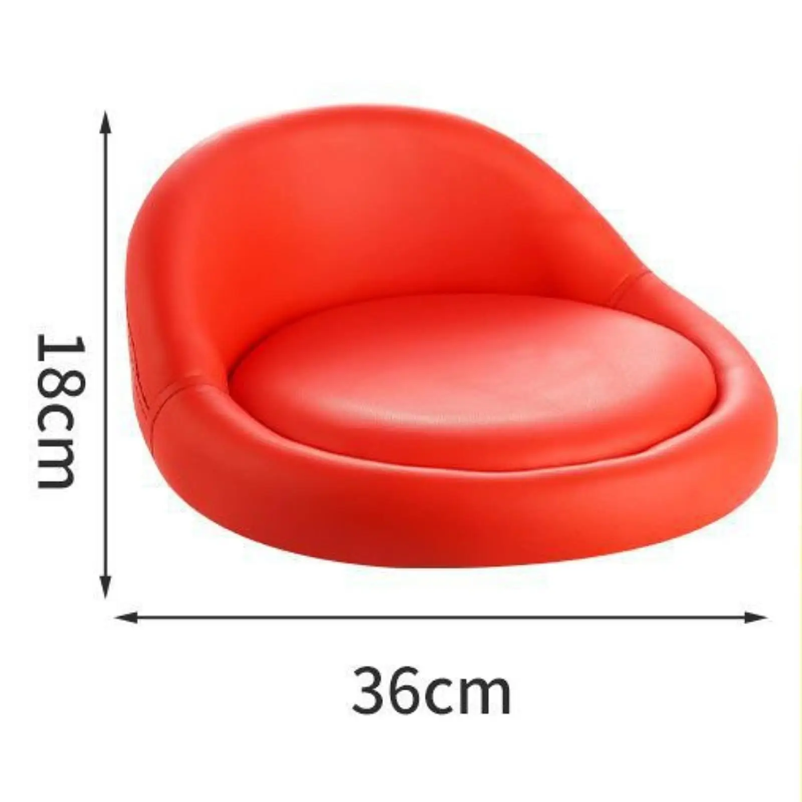 Barstool Replacement Seat Cushion Easy to Install Bar Stool Replacement Seat Top PU Leather for Club Bar Store Restaurant Salon