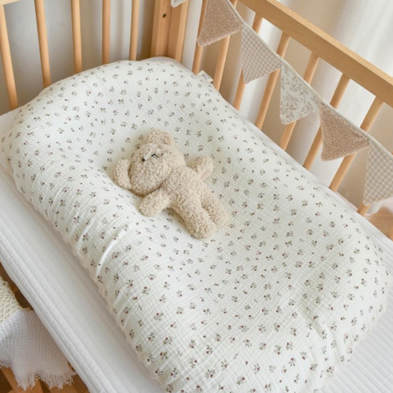 Cama bebê destacável, portátil, viagem, crianças, almofada dormir, berço multifuncional