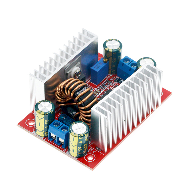 Fuente de alimentación de corriente constante, convertidor de aumento de 15A, CC de 400W, controlador LED de 8,5-50V a 10-60V, módulo de aumento de cargador de voltaje