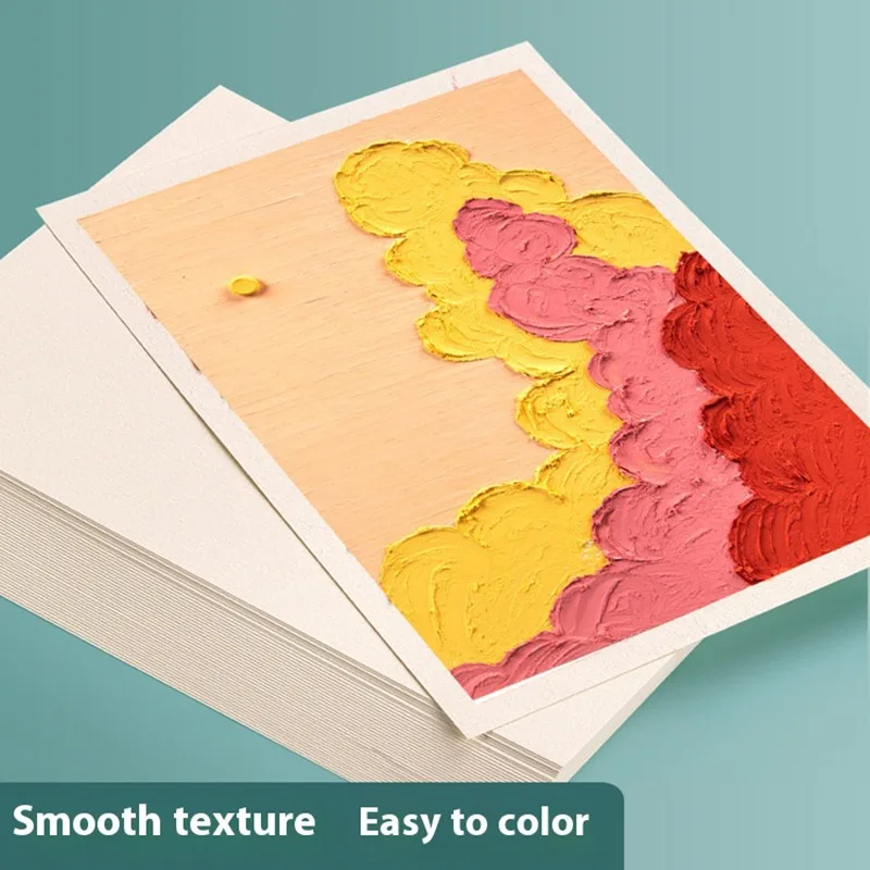 กระดาษ200GSM สีน้ำมันสีพาสเทลวาดภาพสีน้ำมันกระดาษเปล่าภาพวาด A4ชอล์กภาพวาดสีน้ำมันกระดาษเปล่าแบบพิเศษกระดาษแข็งปราศจากกรด