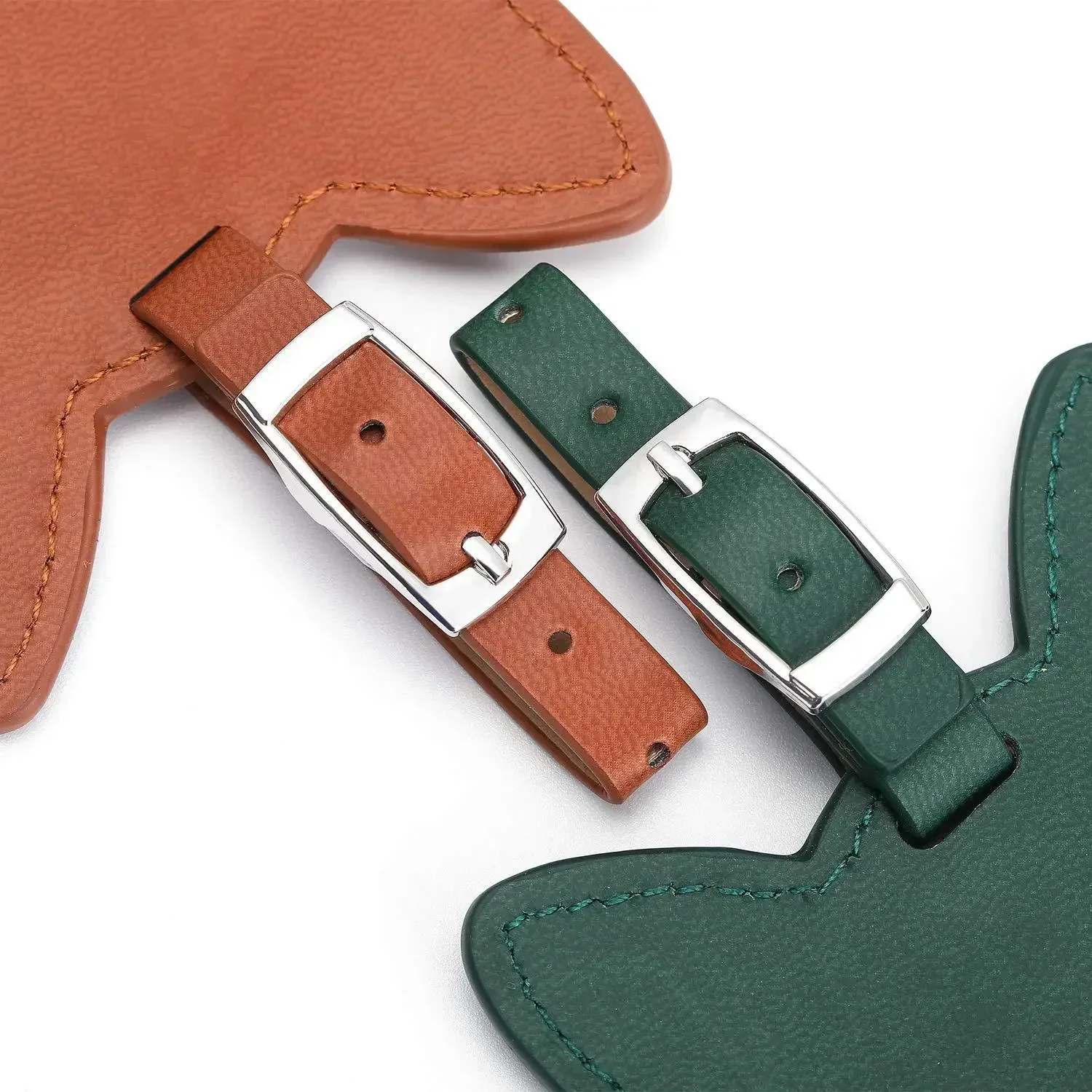 Acessórios de viagem etiquetas de bagagem pu mala id addres titular bagagem etiqueta de embarque etiqueta portátil bonito animal gato de alta qualidade