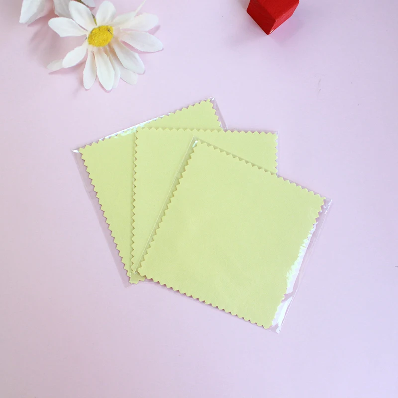 50/10 pcs 8x8 ซม.เงินผ้าขัดเครื่องประดับทําความสะอาด Anti Tarnish Reusable ผ้าเช็ดนุ่มเก็บเครื่องประดับ Shining เครื่องมือ