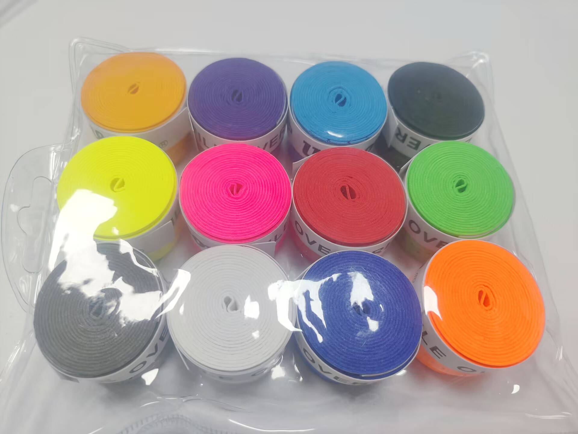 12 шт., теннисная ручка, липкая теннисная ракетка, ручка для ракетки для бадминтона, противоскользящая ручка, ручка для падела, теннисная ручка, повязка на повязку