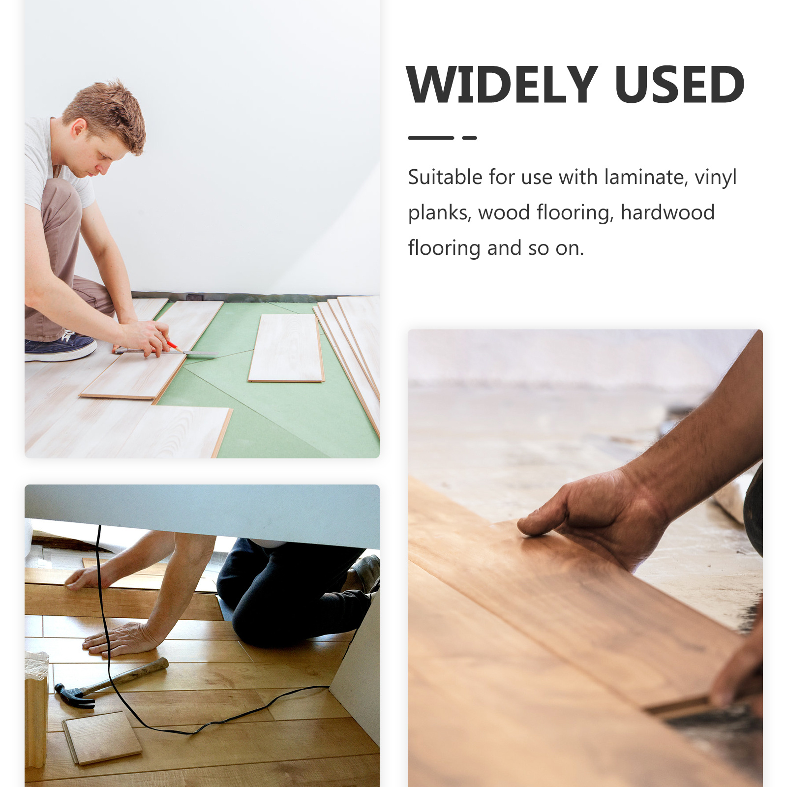 1pcs Floor Installation Pull Bar Heavy Duty For Laminate Vinyl Wood Tight Spaces Durable Flooring Tools Pull Bar For Vinyl