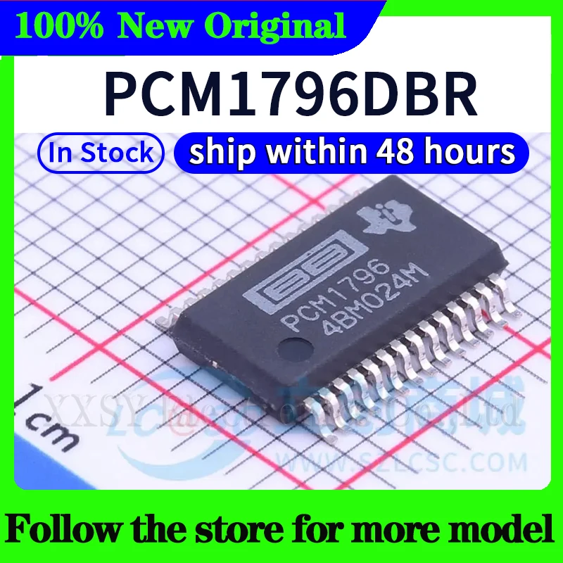 PCM1793  PCM2704C  PCM5100A  PCM5101A  PCM5102A  PCM1794A  PCM3002E  PCM2900E  PCM2900C  PCM1796DBR  In stock 48 hours ship
