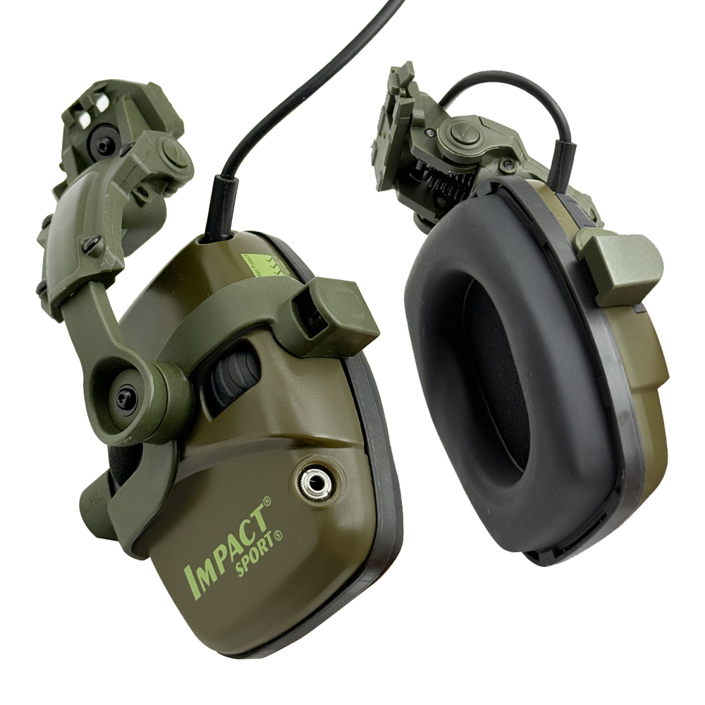 Auriculares electrónicos de tiro para deporte de impacto, cascos tácticos de protección auditiva con reducción de ruido para caza