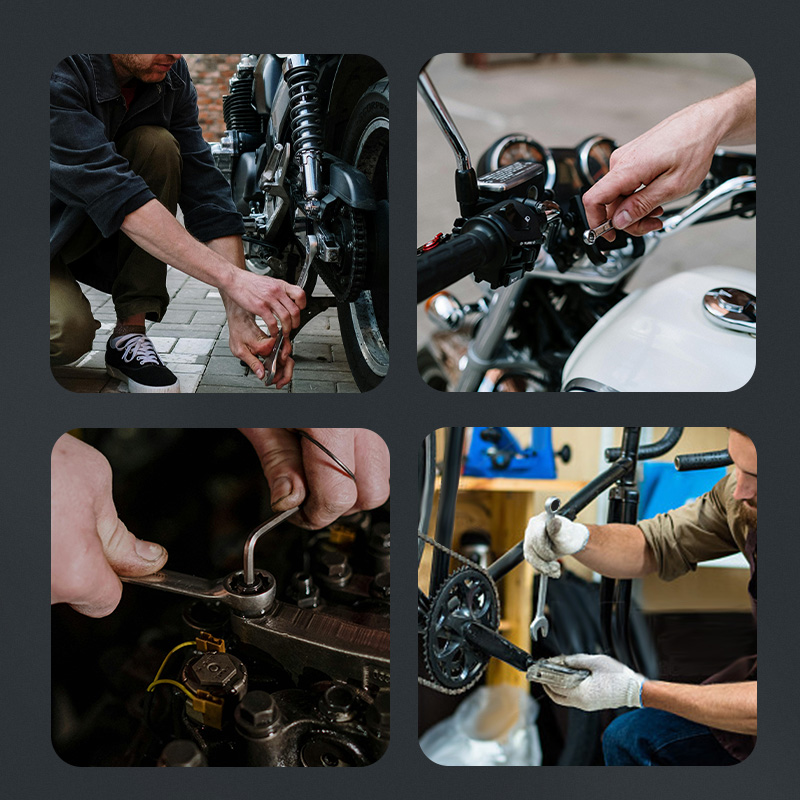 AIRAJ Universal Ratchet Wrench 72 Tooth Gear Ring Torque Socket Repair Hardware Tools Multifuncional Anti Slip Durable