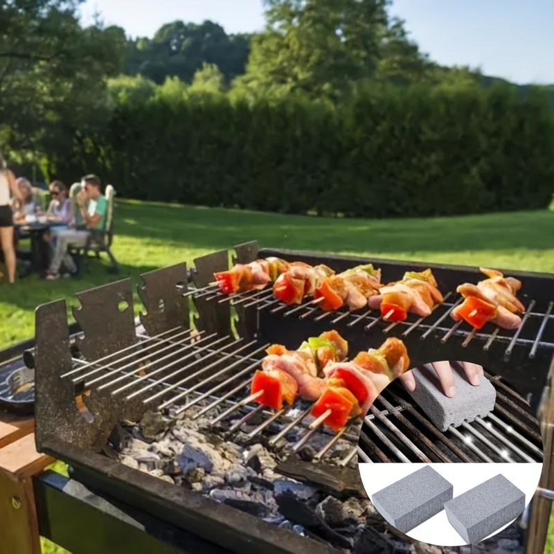 Limpe sem esforço sua churrasqueira com este tijolo de escova de limpeza para churrasqueira!