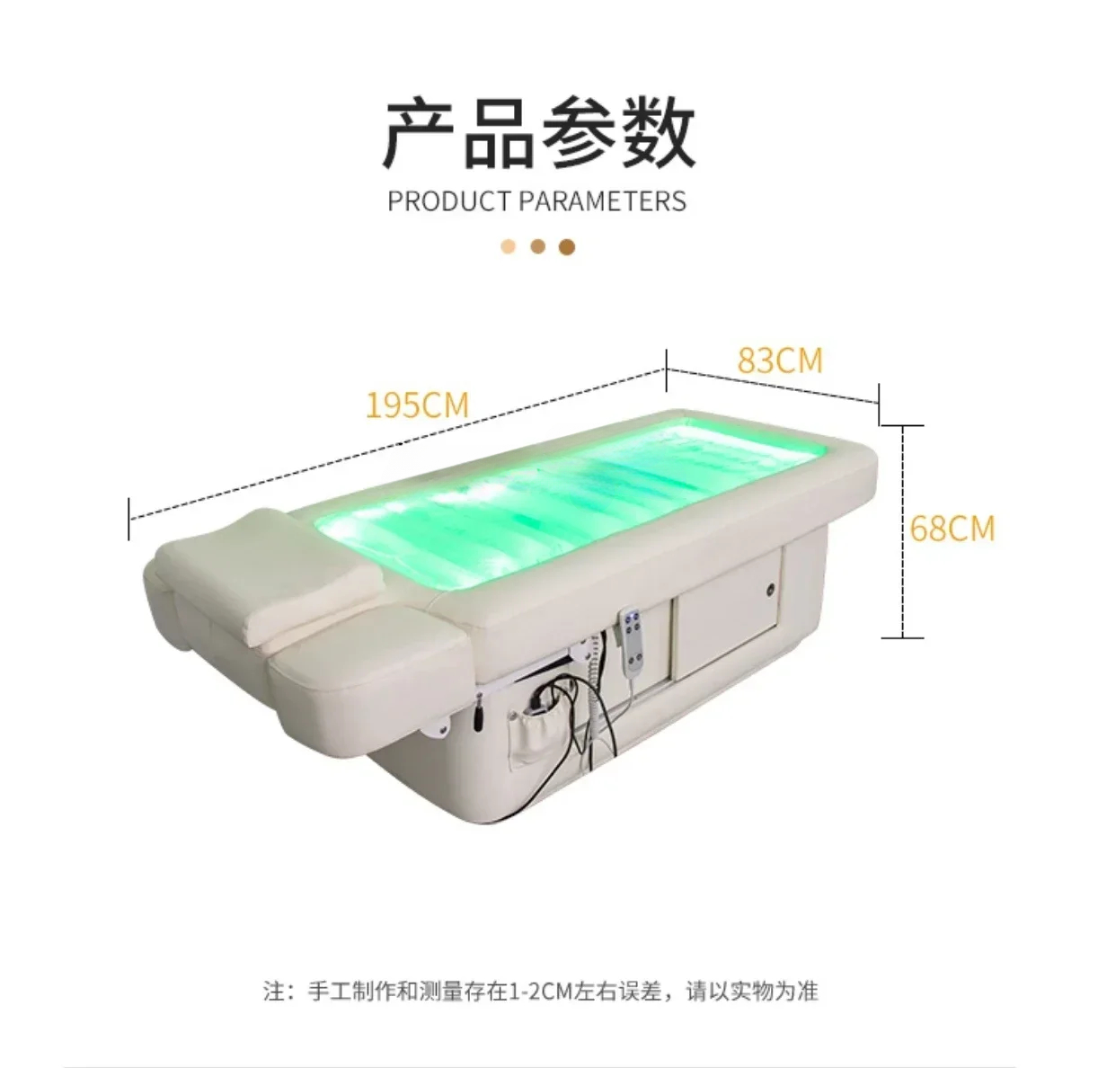 Lit à Eau Intelligent pour Hydrothérapie, Énergie, Chauffage, Électrique, Salon de miles, Soins de la Peau