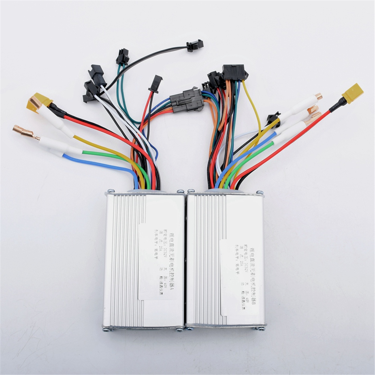 BABQ 52V 25A 1200W JP Brushless DC Motor Electric Scooter Bike Controller A+B Dual Drive Motor Controller