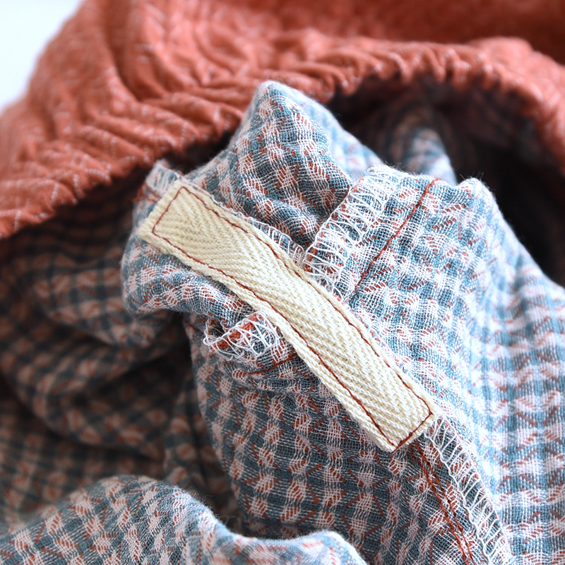 2025 Frühjahr/Sommer Neue Japanische Kimono Set Paar 100 % Baumwolle männer und Frauen Casual Lose Hause Pelz zwei Stück Set Nachtwäsche