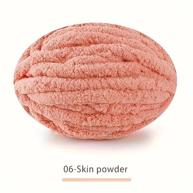 250 g/Knäuel, mehrfarbige Chenille-Garn zum Stricken und Häkeln, Deckenkissen, klobige dicke Linie, weiche, warme Häkelgarn-Schallinie