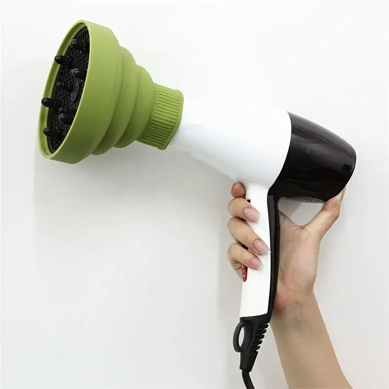 Siliconen Salon Tool Zwart Roze Universele Haardroger Diffuser Cover Verstelbare Temperatuurbestendig Dispergerende Drogen Föhn