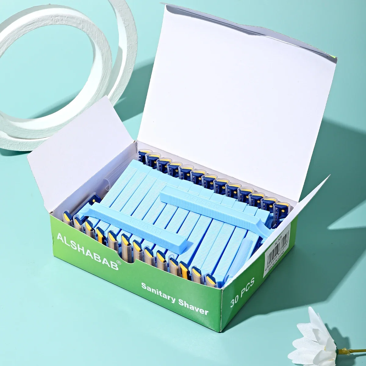 30 ชิ้น/กล่องทิ้งมีดโกนสําหรับผู้หญิงสุขาภิบาลเครื่องโกนหนวด 1 Super Sharp ใบมีดหวีสําหรับ Face ลงขาแขนบิกินี่