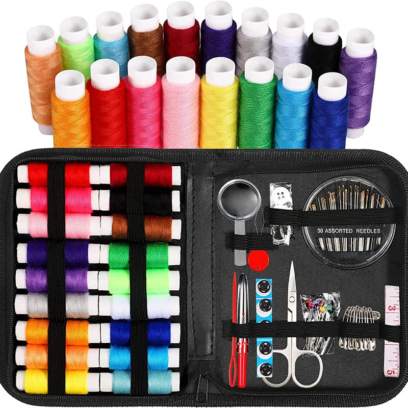ชุดเย็บผ้า DIY Multi-Function เย็บกล่องชุดสําหรับมือ Quilting เย็บเย็บปักถักร้อยอุปกรณ์เย็บผ้าเย็บชุดเครื่องมือ